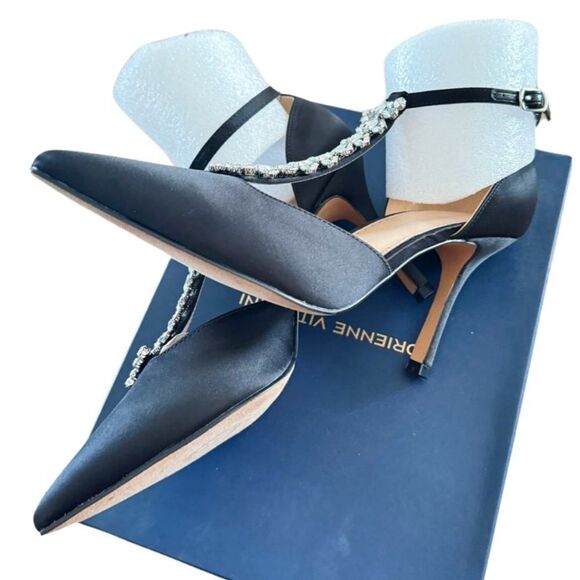 ADRIENNE VITTADINI Grandstand (Black) High Heels shoes size 9.5 New - Picture 7 of 10